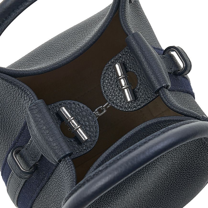 Loro Piana Micro Bale Bag In Black