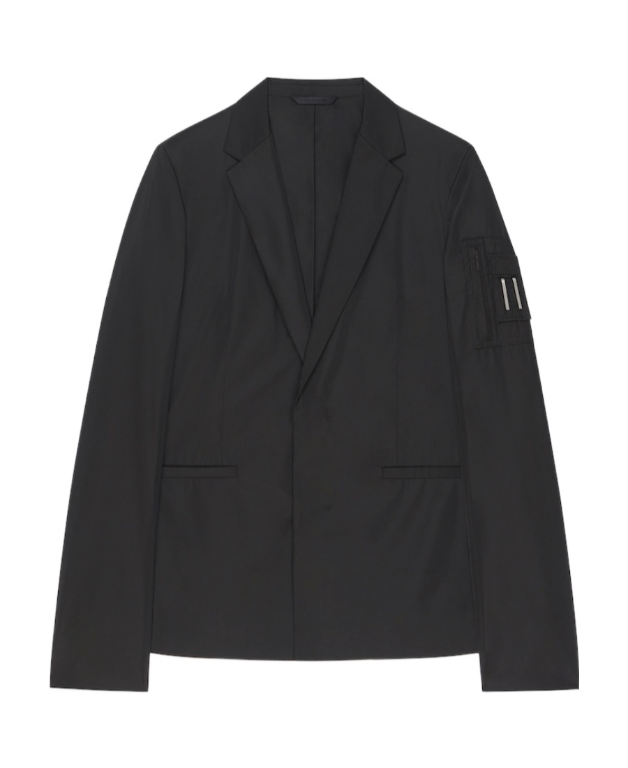 Givenchy Zip-pocket Blazer In Black