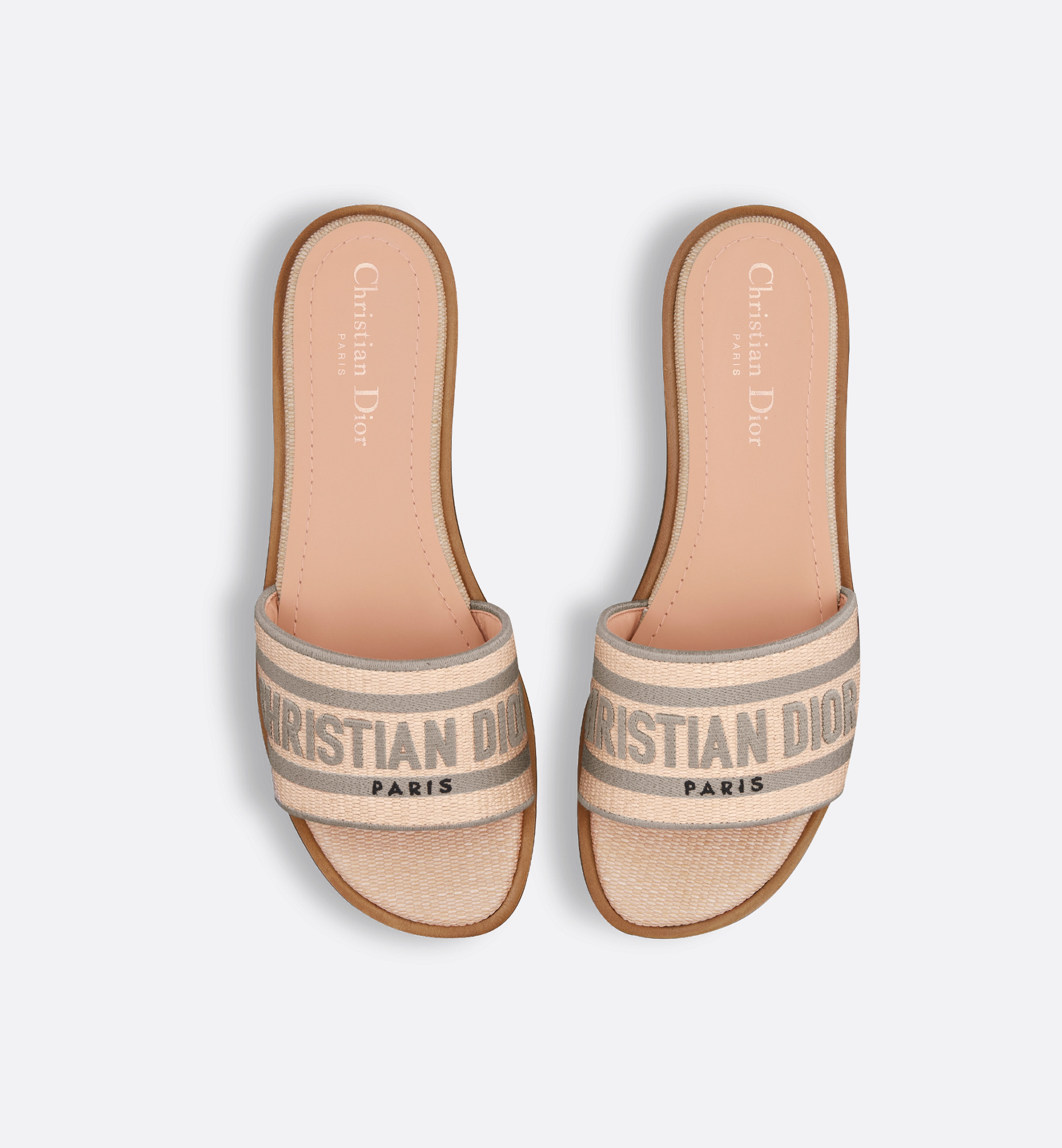 Dior Iviera Dway Slide In Neutral