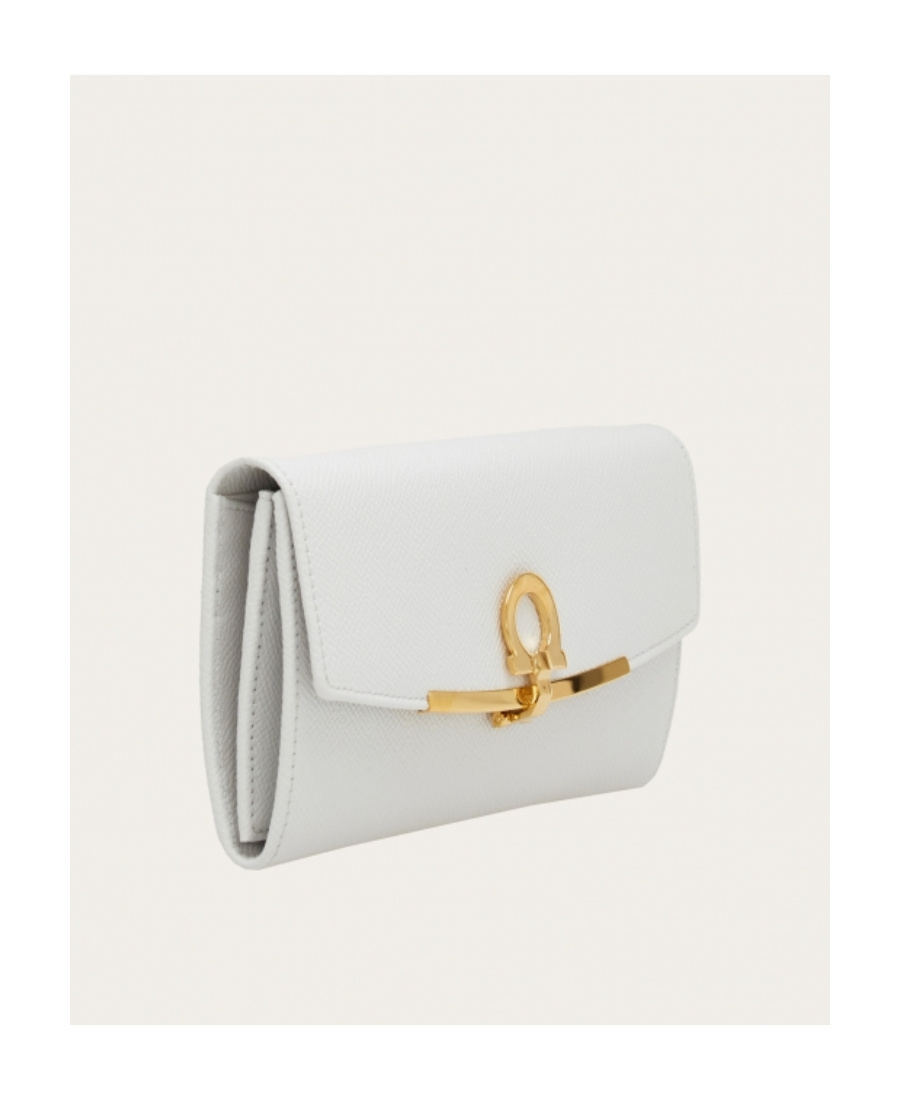 Ferragamo Flip Wallet In Nude