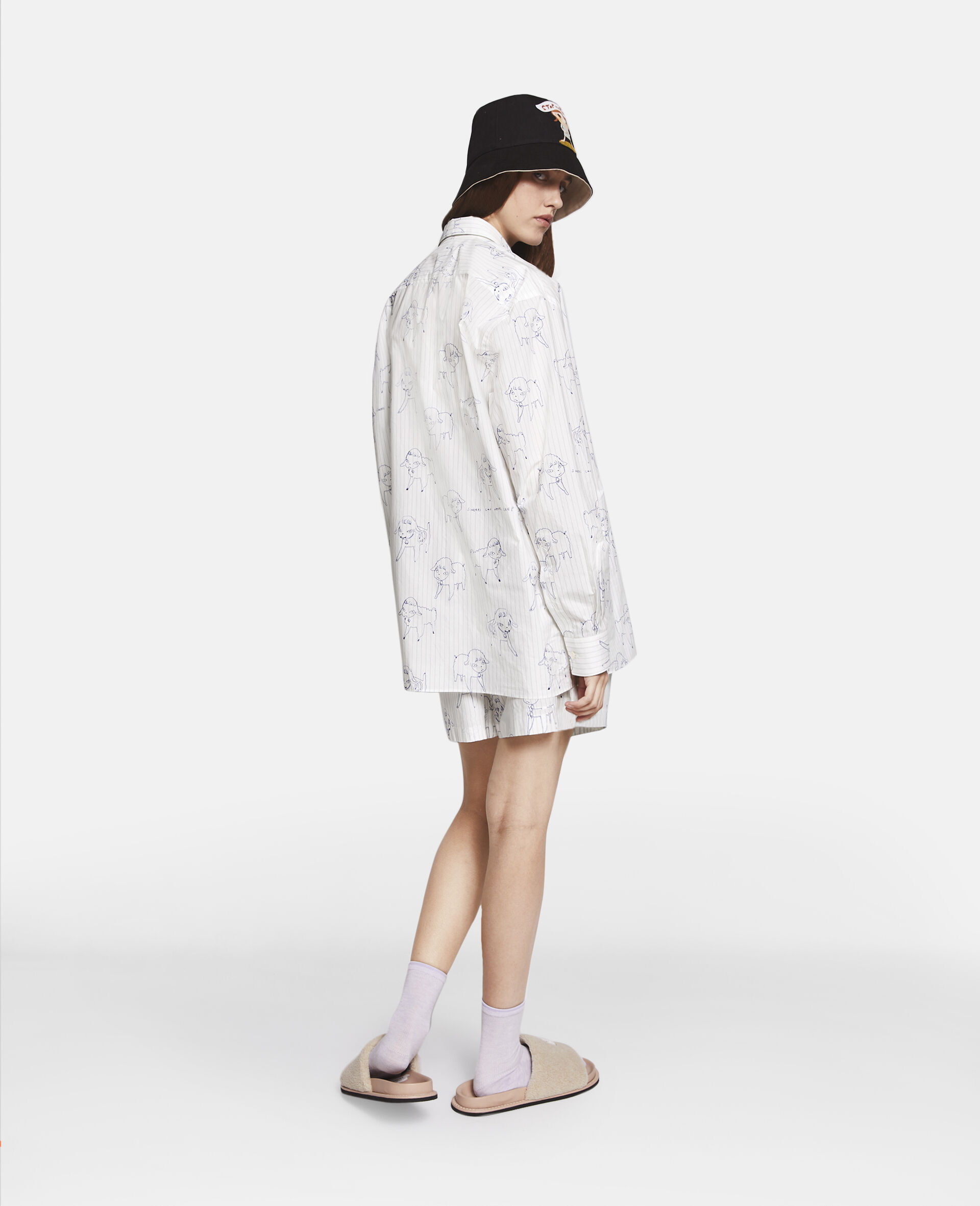 Stella Mccartney Logo-print Shorts In White