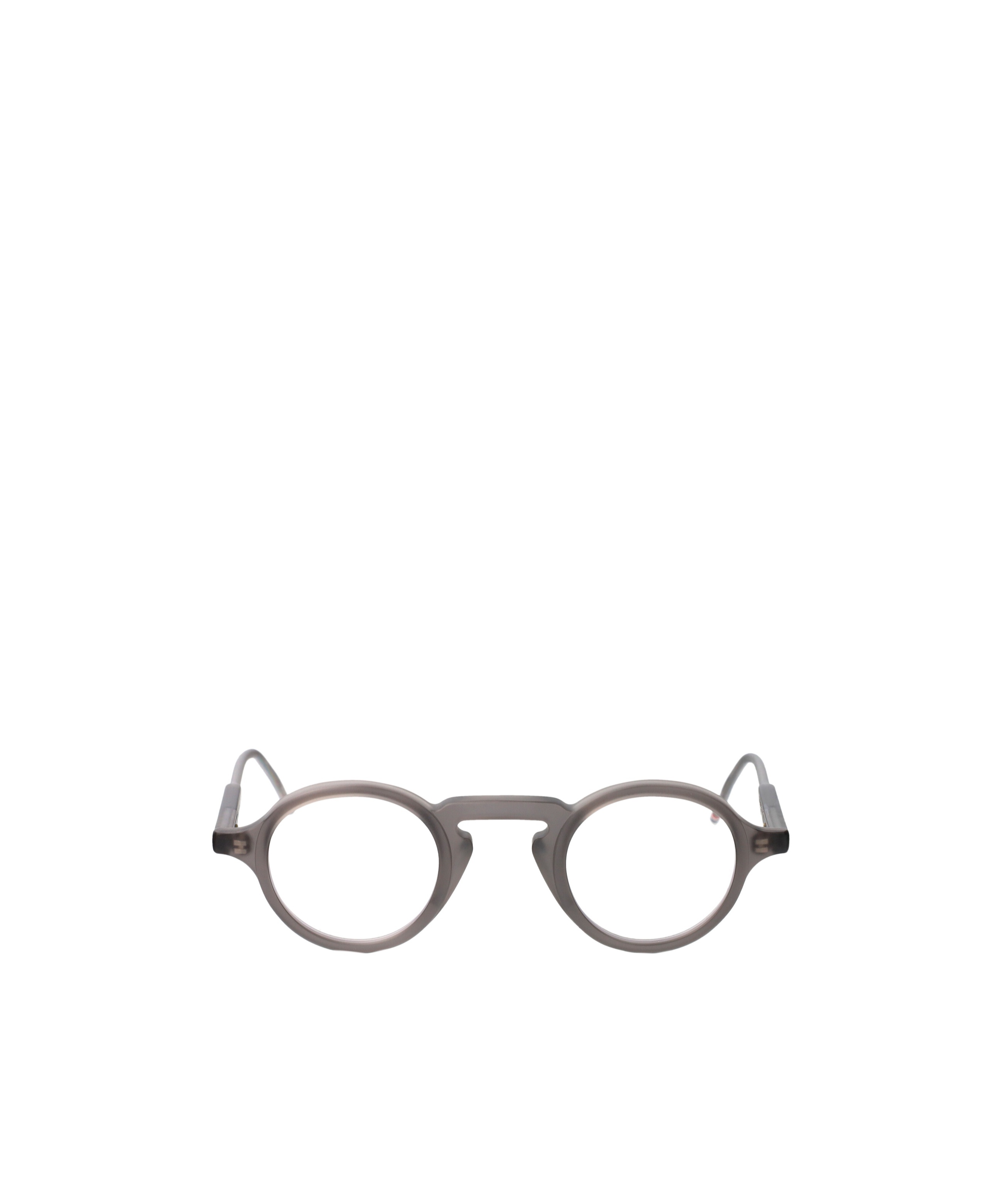 Thom Browne Circular Flat Mirror In Gray