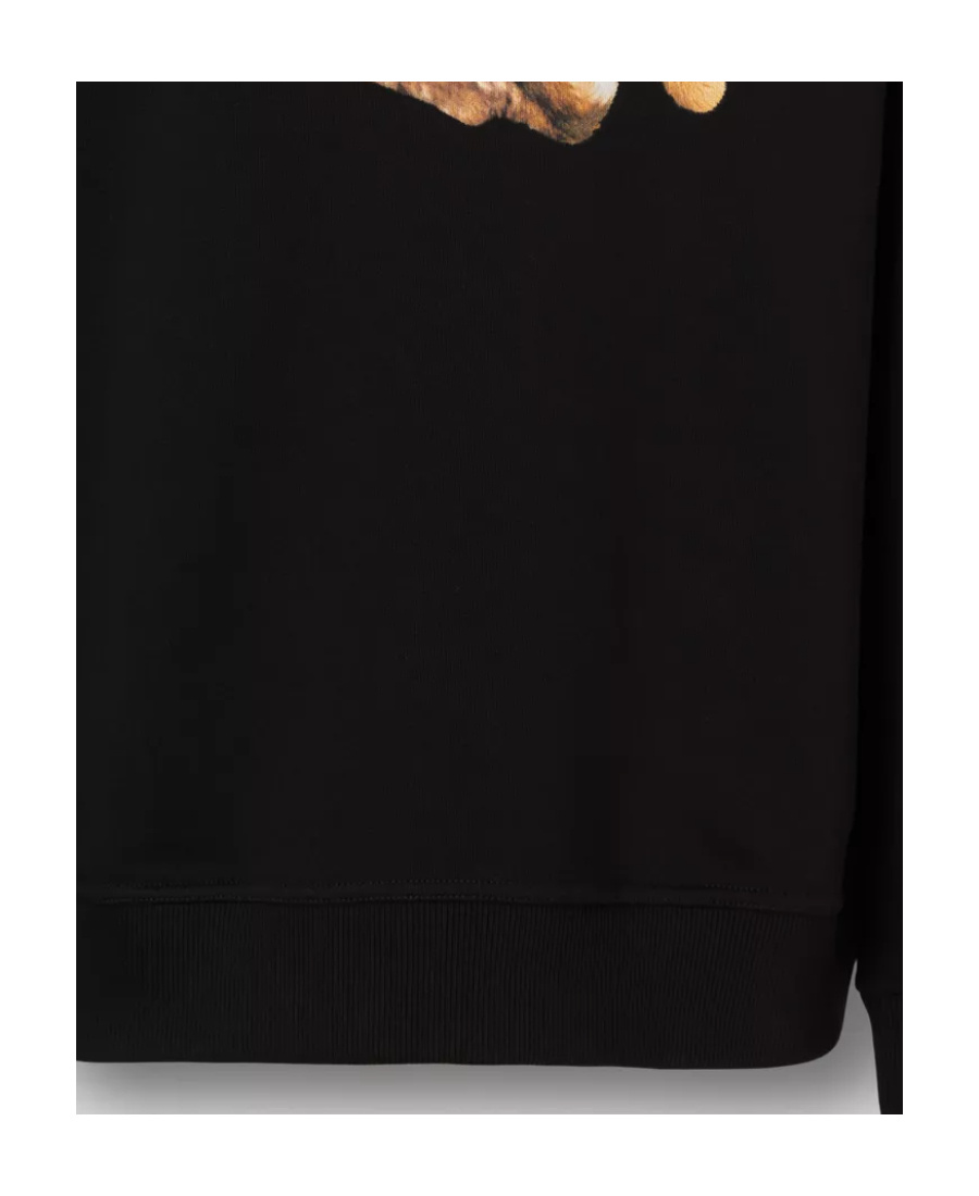 Burberry Graphic-print Cotton Sweatshirt In Black