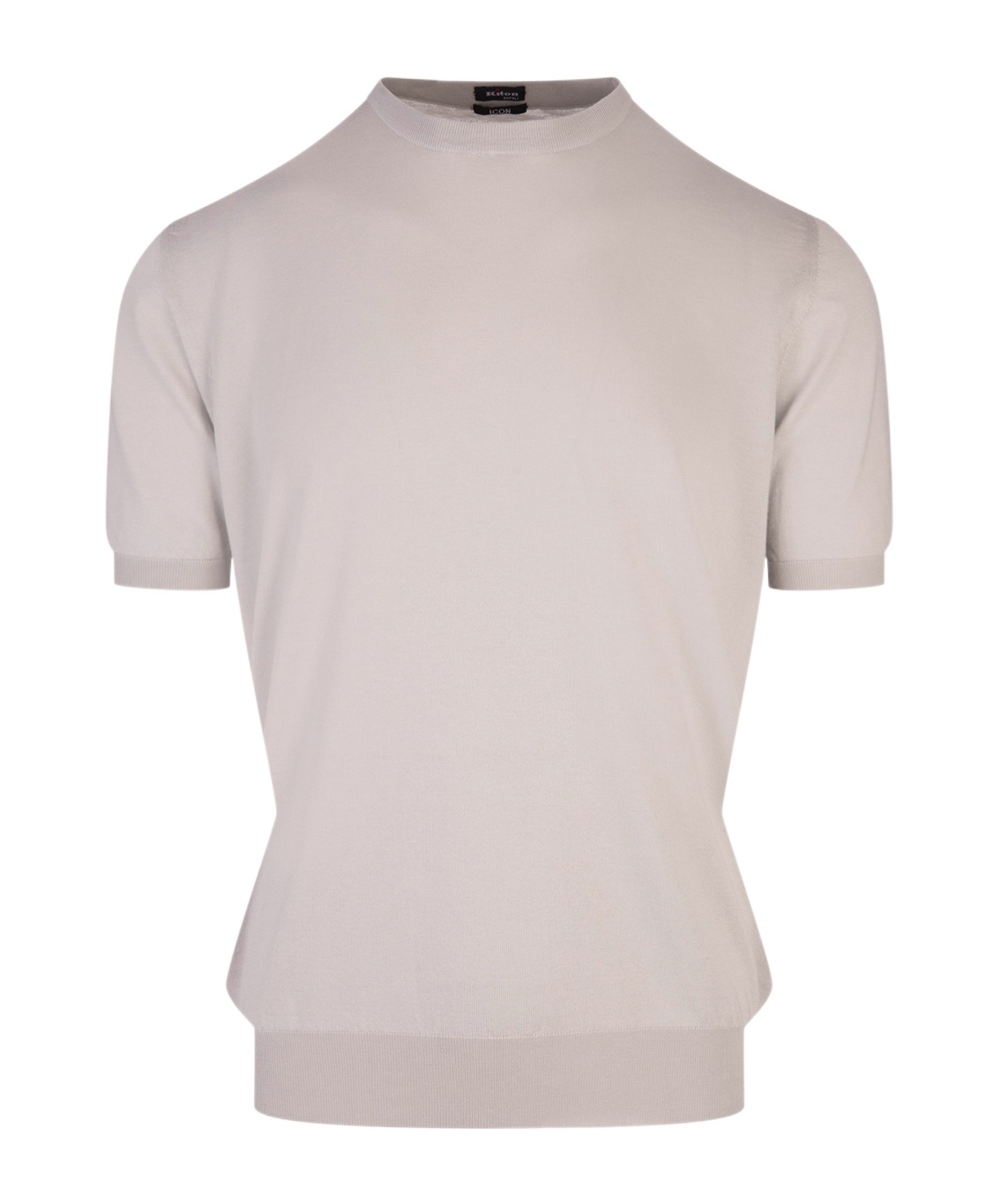 KITON SHORT-SLEEVED KNITTED T-SHIRT