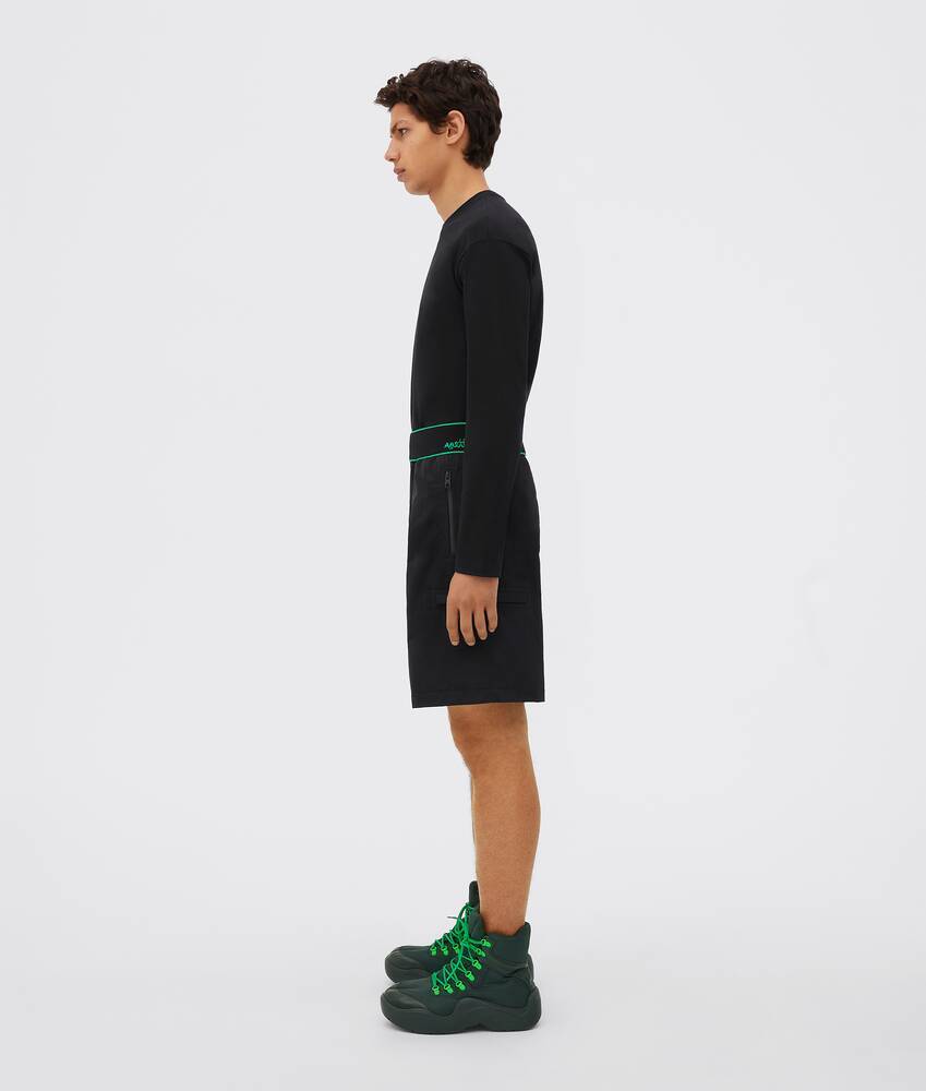 Bottega Veneta Lightweight Track Shorts In Black