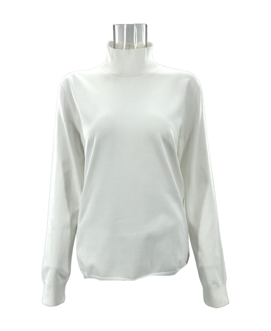 Max Mara Long-sleeved Sweater In White