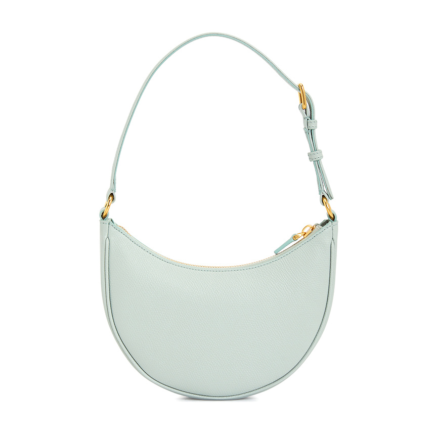 Valentino Zippered Shoulder Bag In White