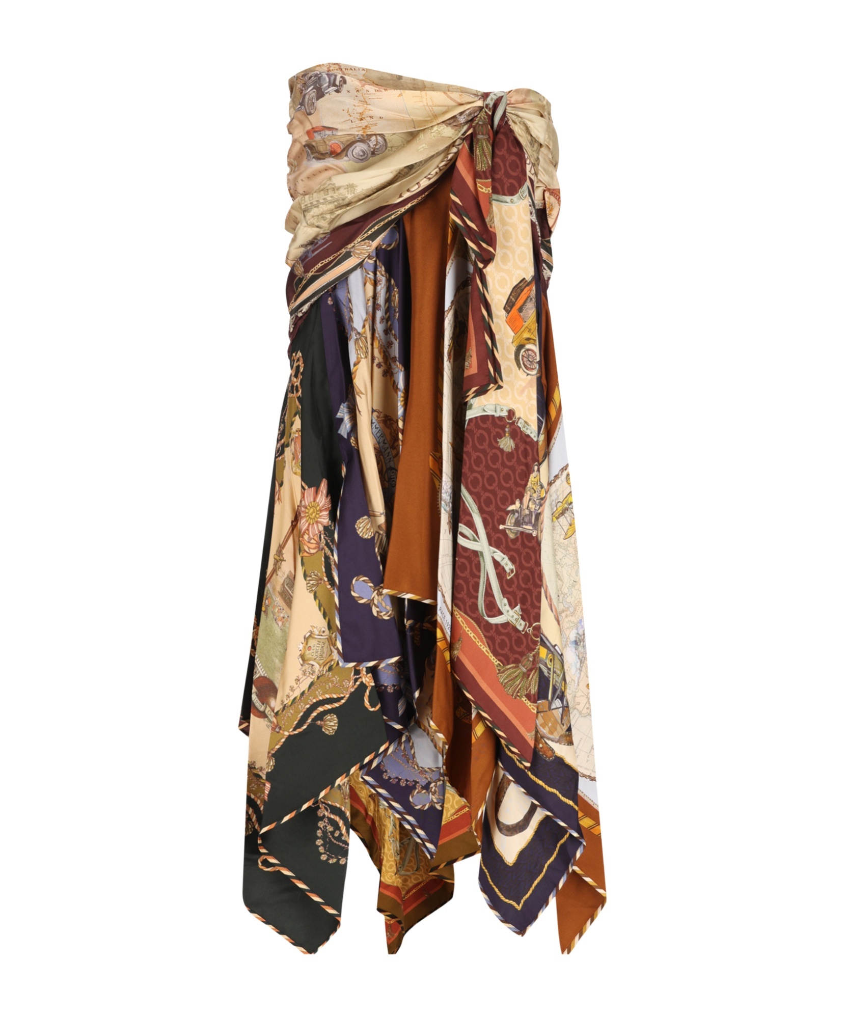 Zimmermann Asymmetrical Skirt In Brown