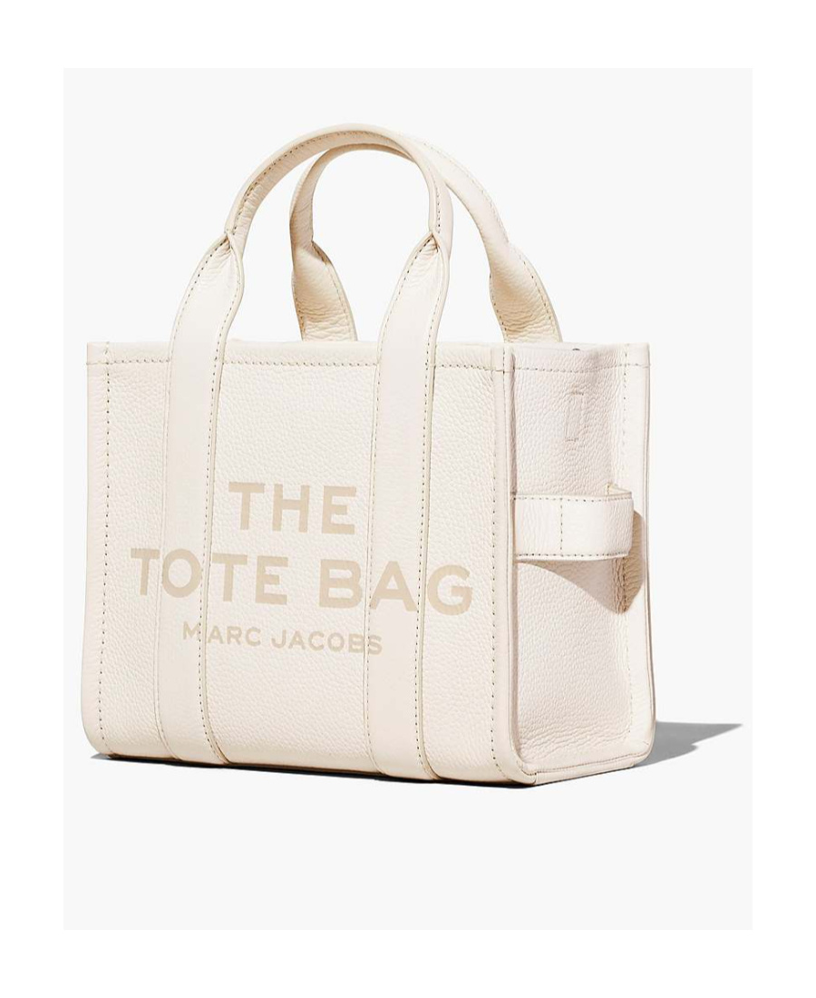 Marc Jacobs The Leather Mini Tote Bag In White