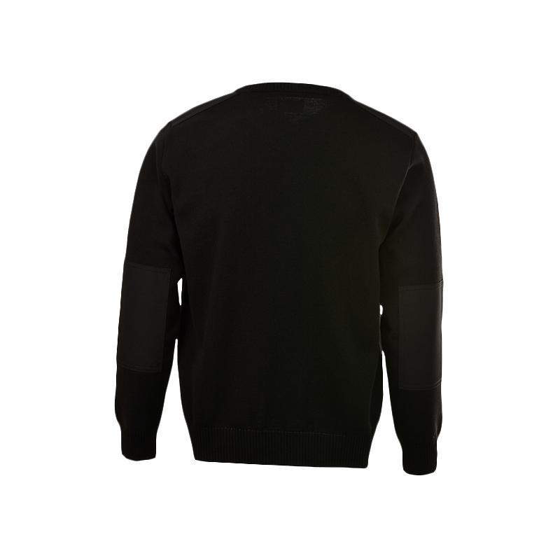 Paul & Shark Black Round-neck Sweater In Black