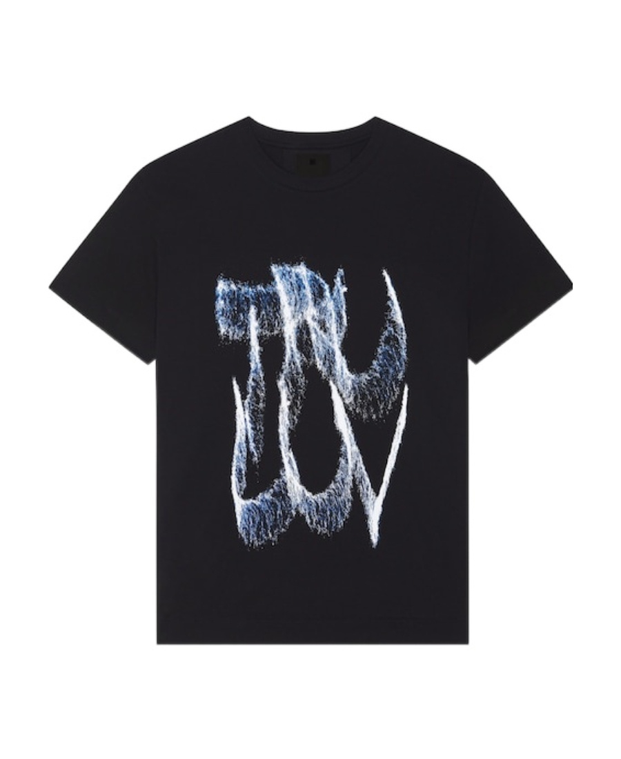 Givenchy Graphic Printed T-shirt In Black