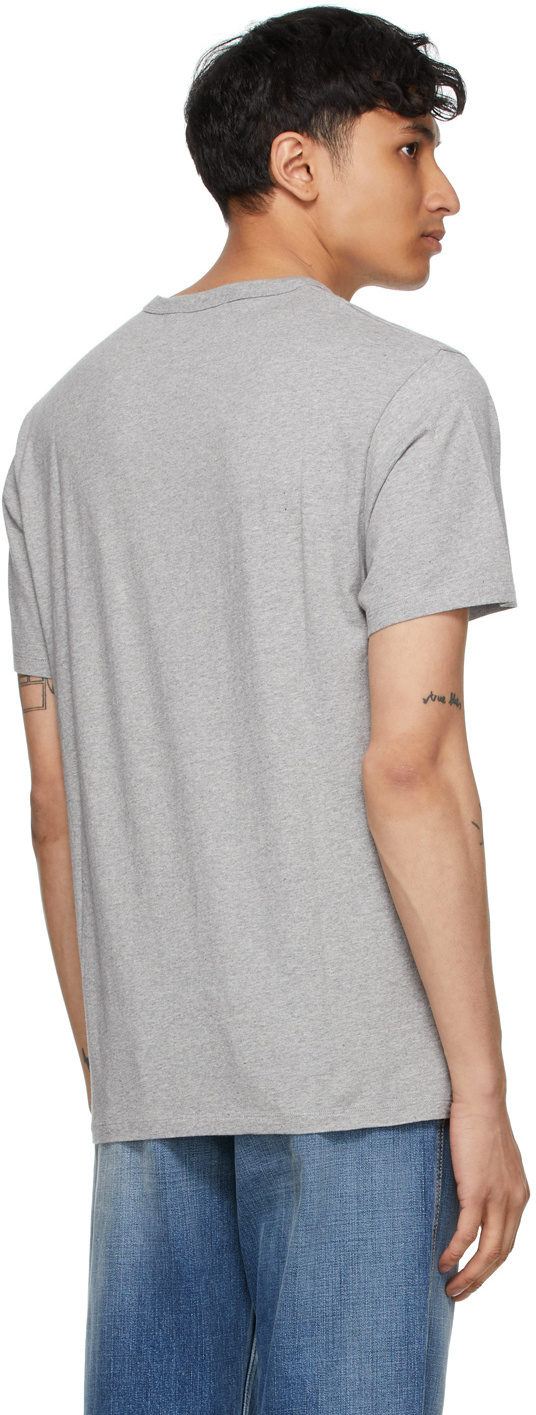 Maison Kitsuné Logo Printed T-shirt In White