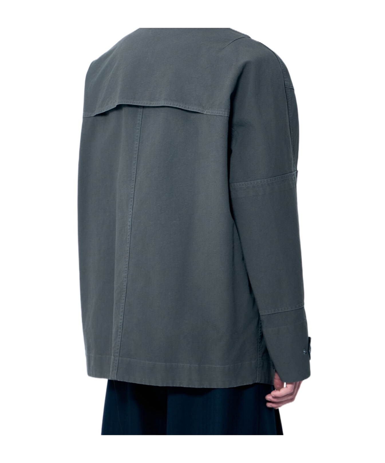 Dries Van Noten Men Viskin Jacket In Gray