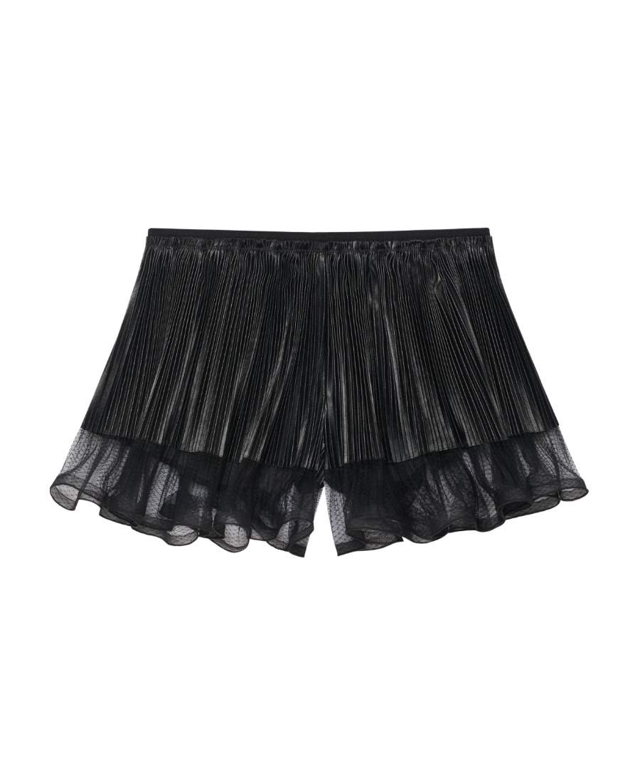 Givenchy Ruffled Shorts In Black