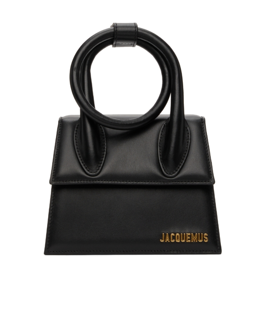 Jacquemus Le Chiquito Noeud Mini Bag In Black