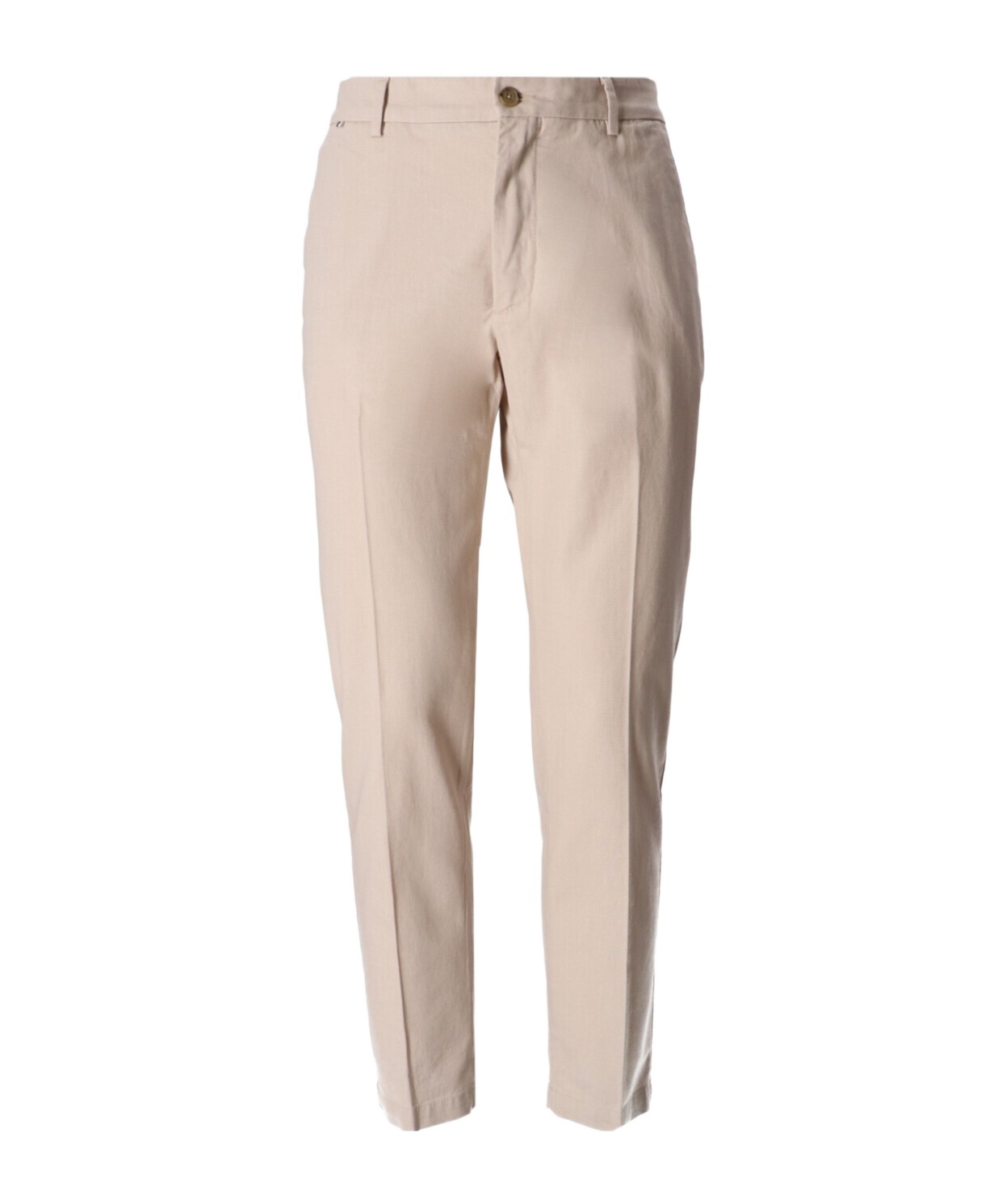 Hugo Boss Belt-loop Casual Pants In Nude