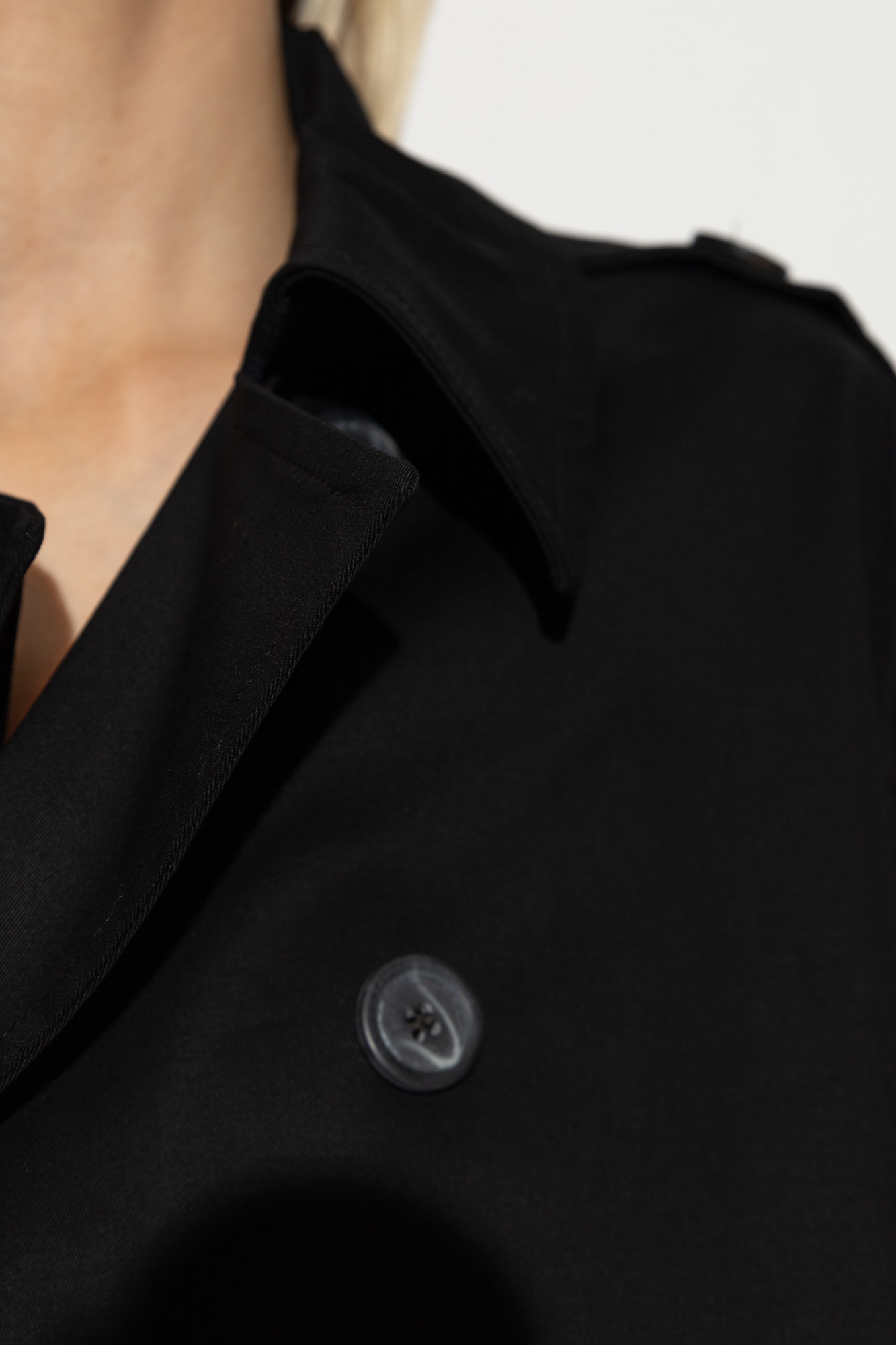 Shop By Malene Birger Double-breasted Jacket In Black