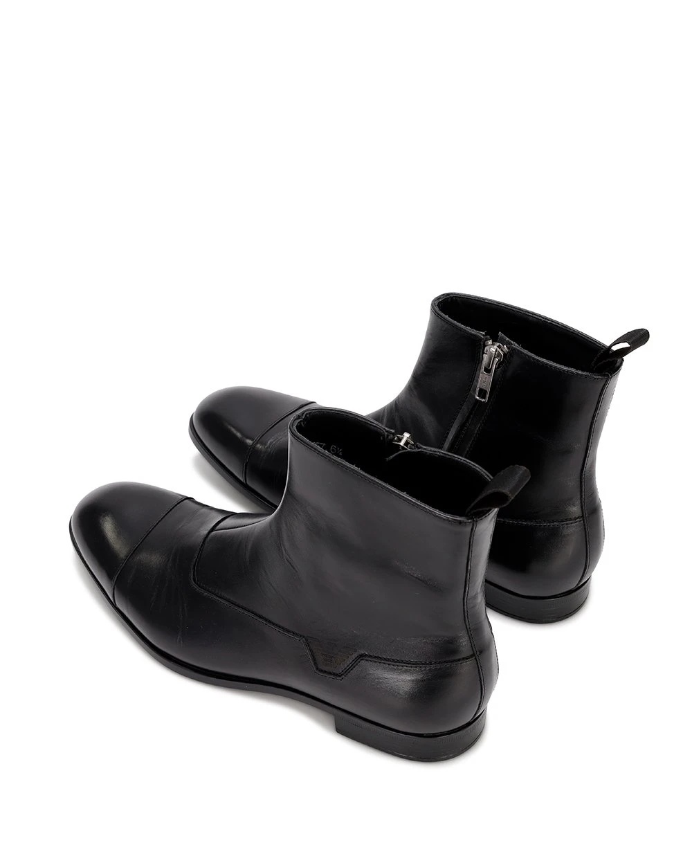 EMPORIO ARMANI ZIPPERED BOOTS