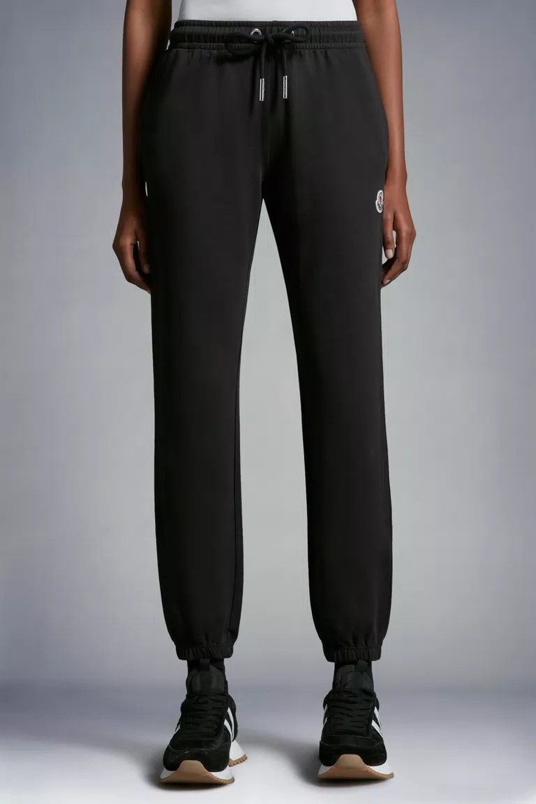 MONCLER LOGO PATCH TRACKPANTS 