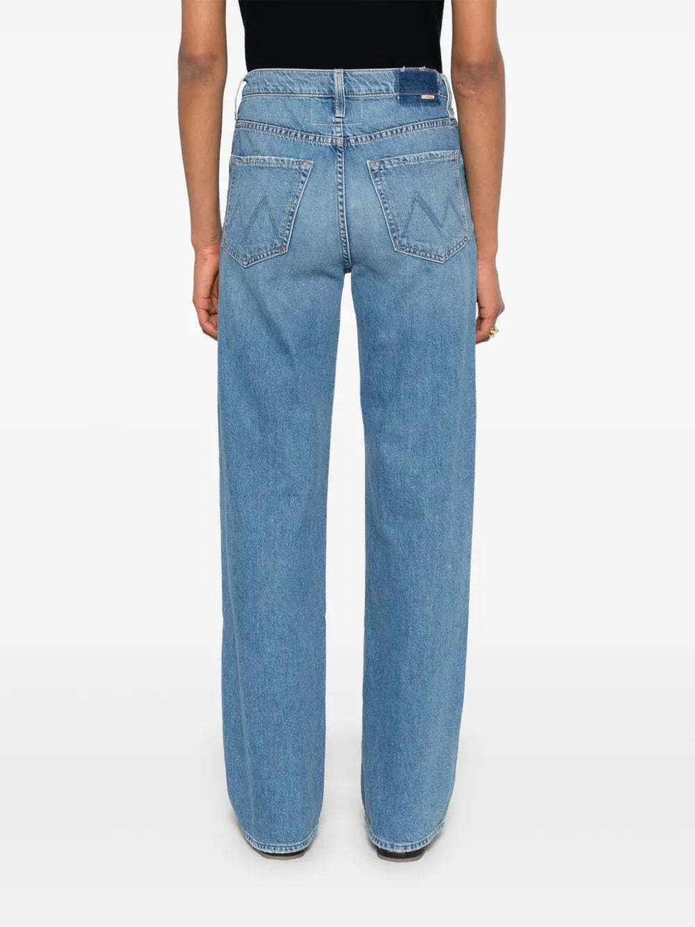 Mother Belt-loop Jeans In Blue