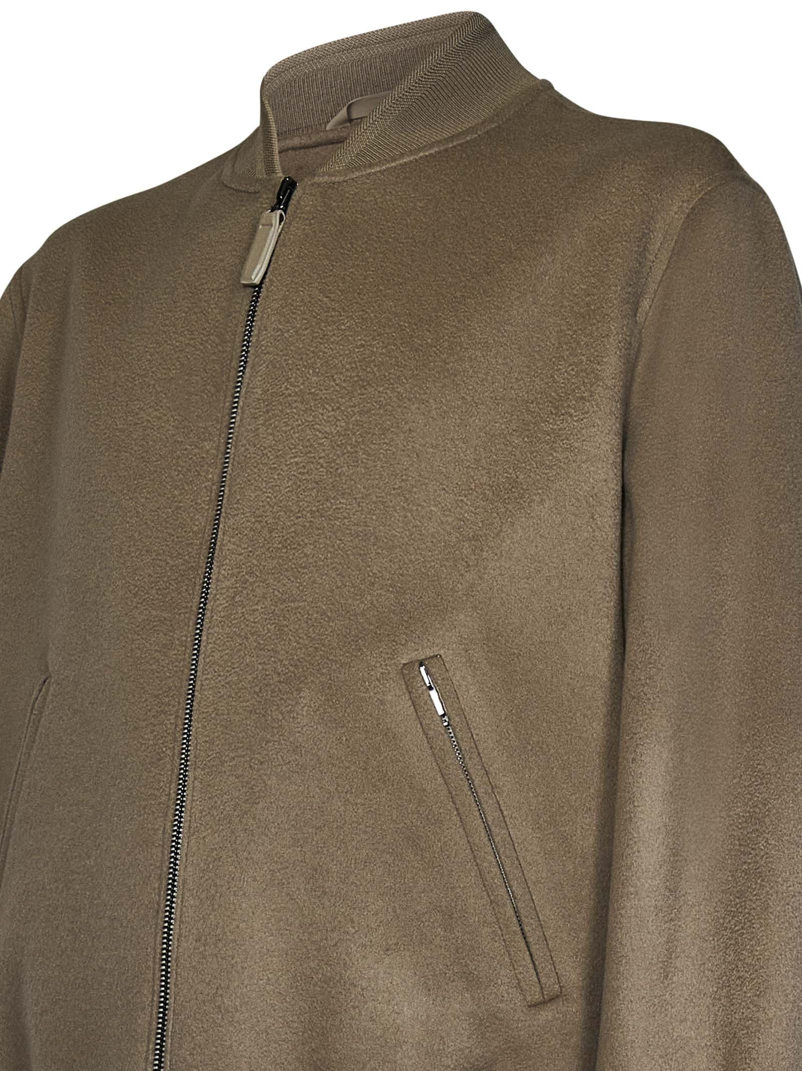 BRIONI ZIPPERED CASUAL JACKET