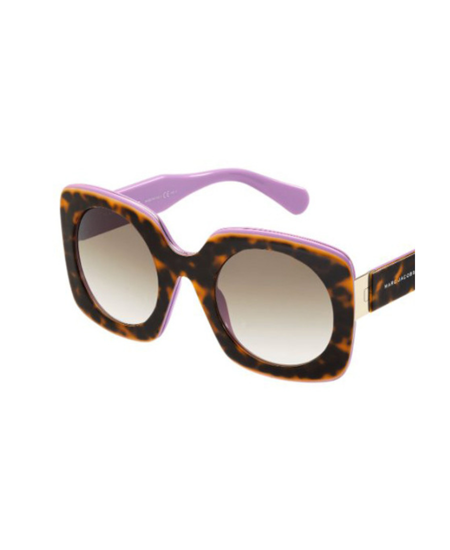 Marc Jacobs Logo Sunglasses In Multicolor