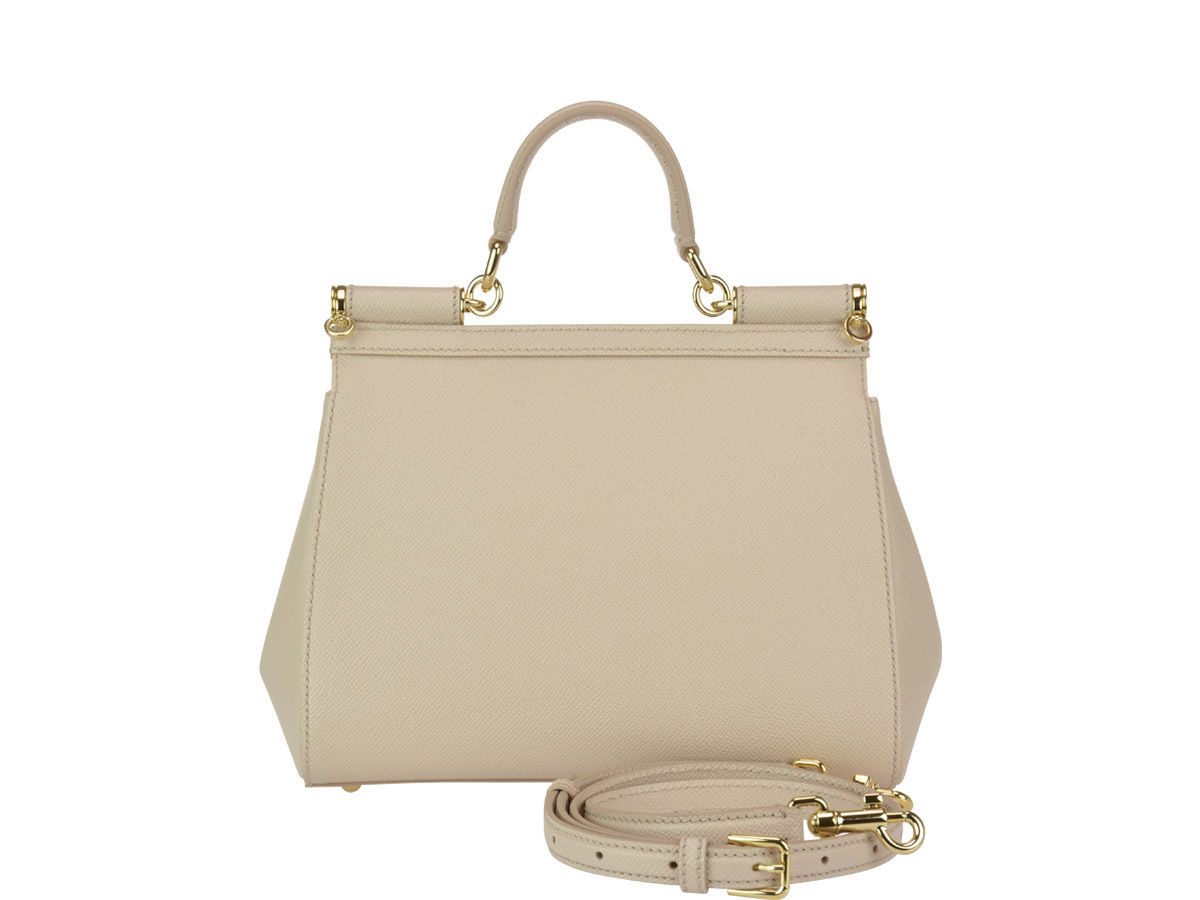 Dolce & Gabbana Medium Sicily Handbag In Nude