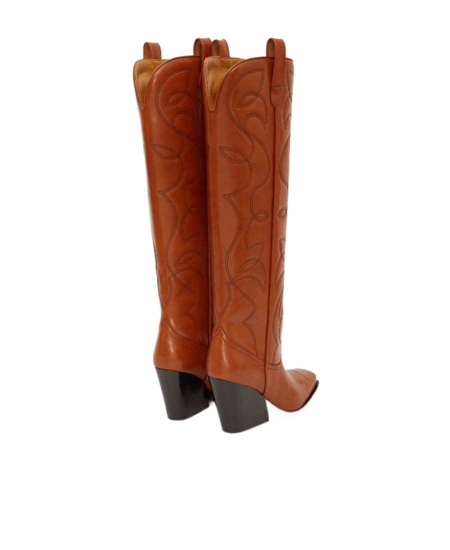 Stella Mccartney Cowboy Boots In Brown