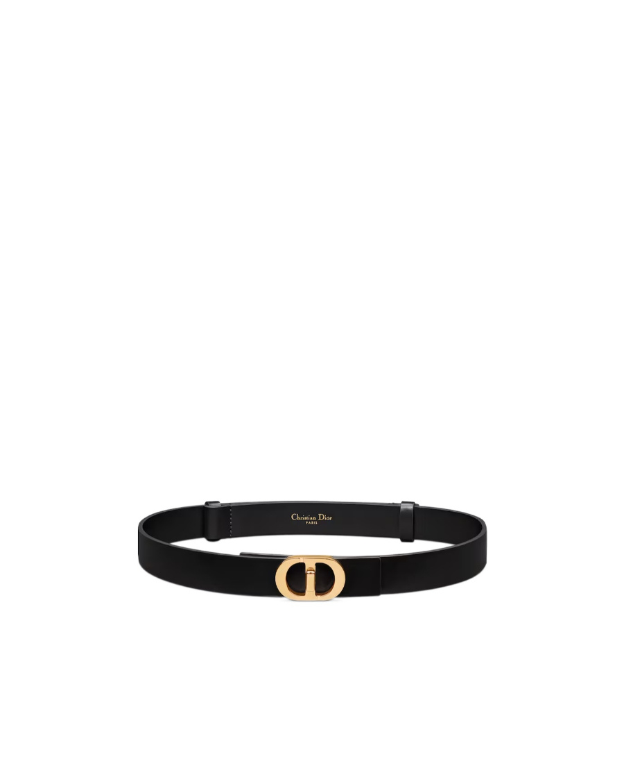 Dior Logo Belt In Black