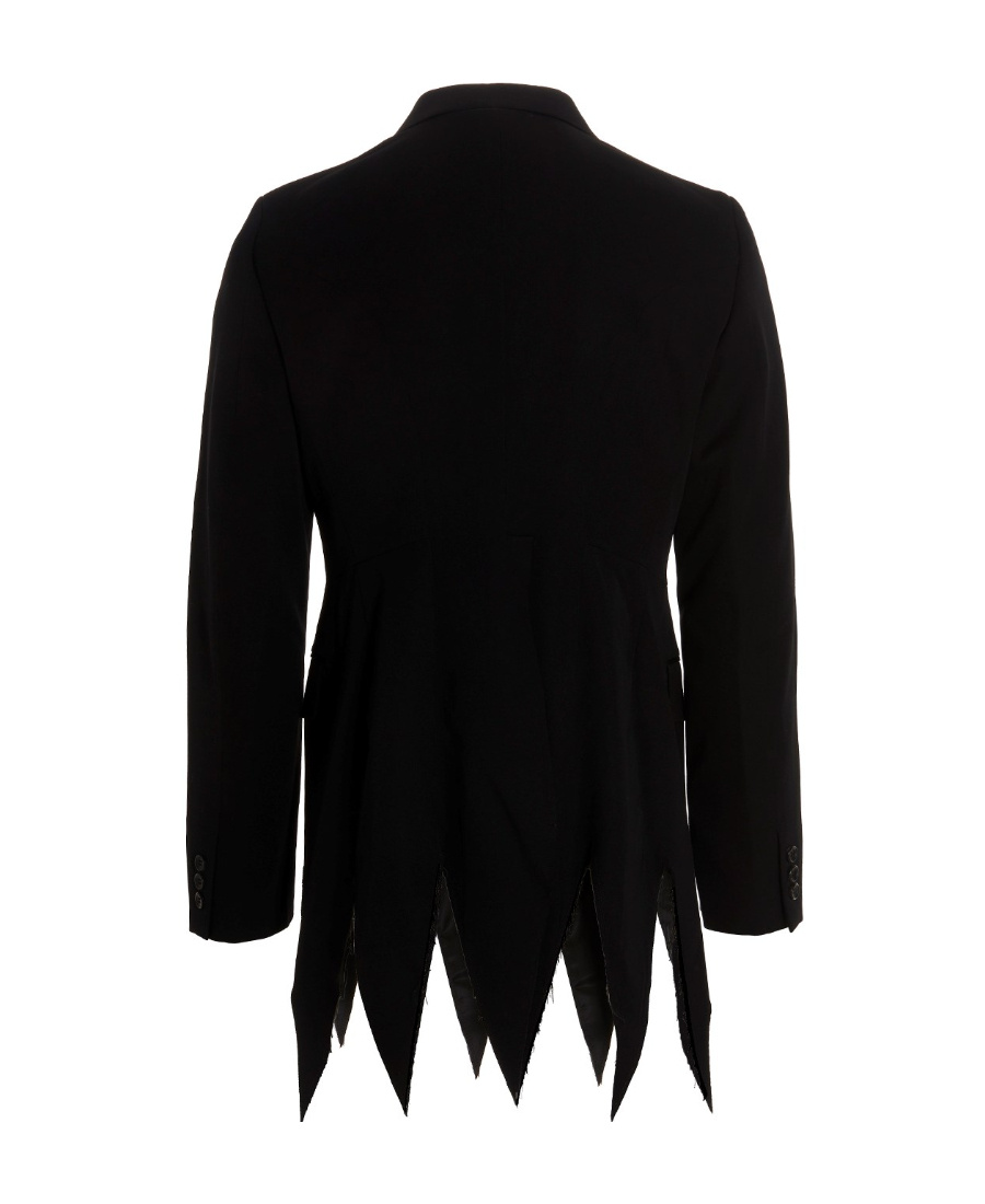 Comme Des Garçons Single-breasted Wool Blazer In Black
