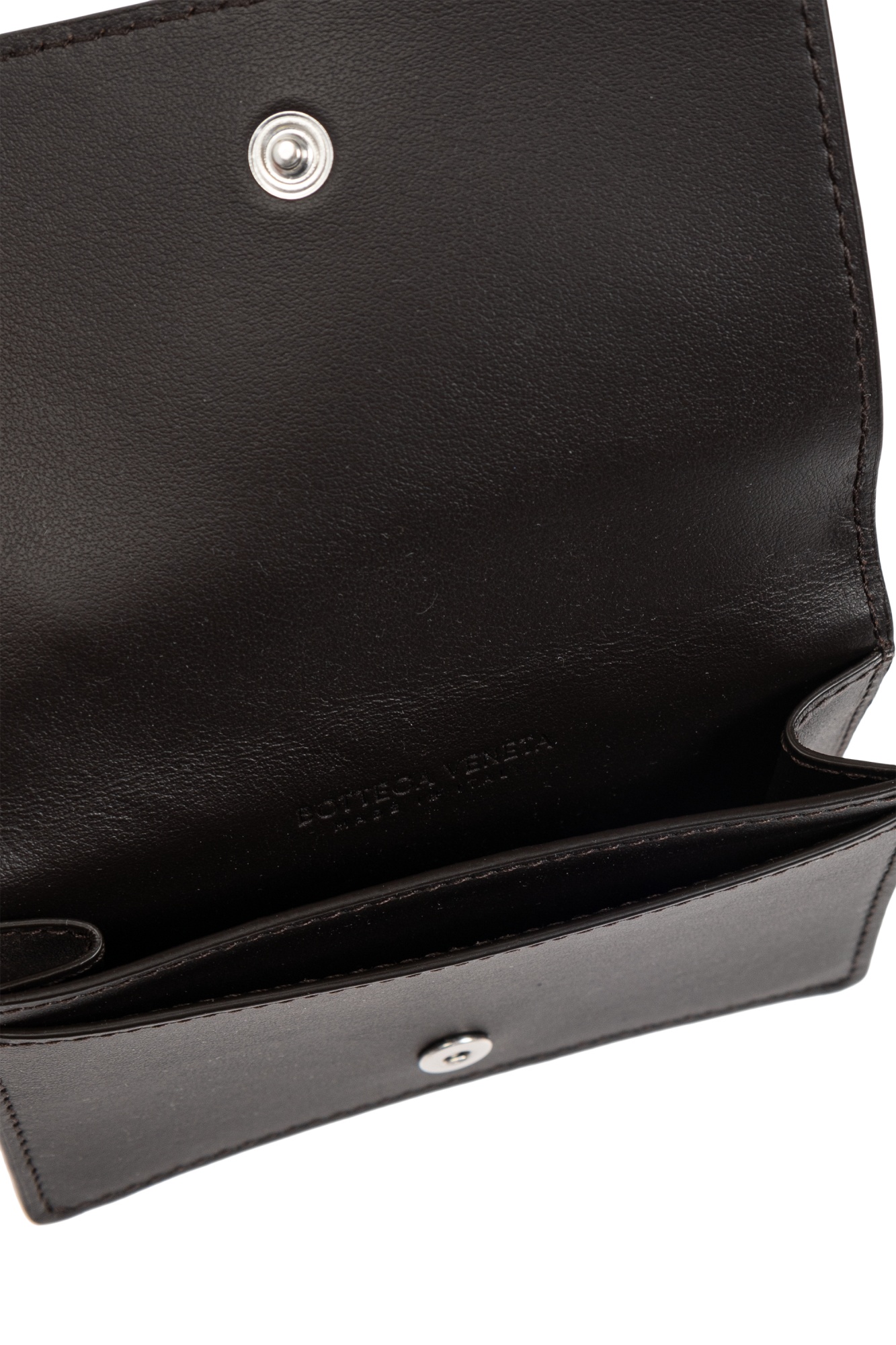 Bottega Veneta Folding Wallet In Black