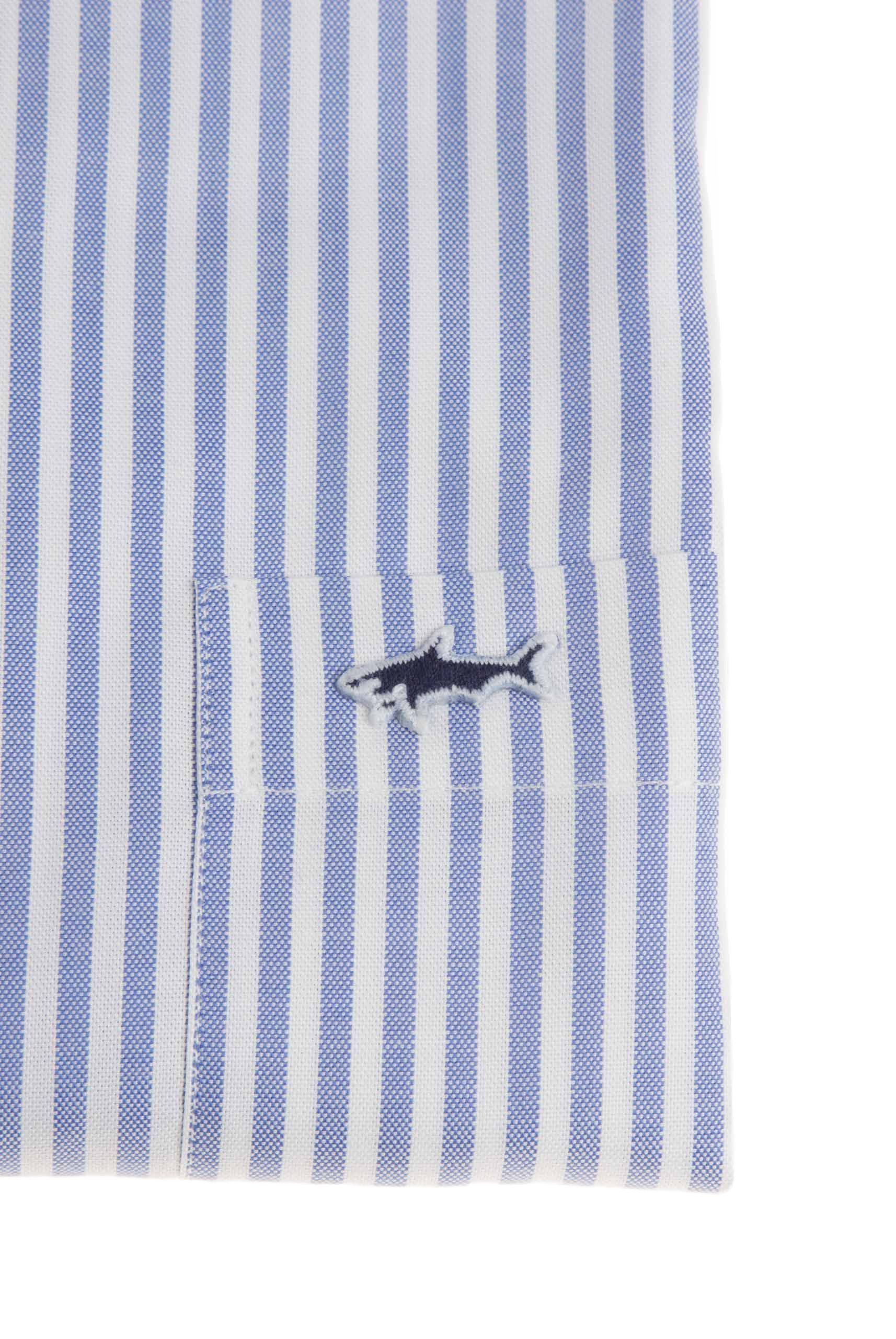 Paul & Shark Long-sleeved Shirt In Blue