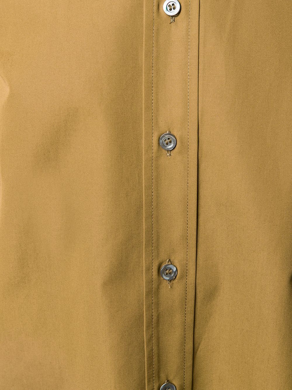 Aspesi Cut Out Detail Shirt In Brown