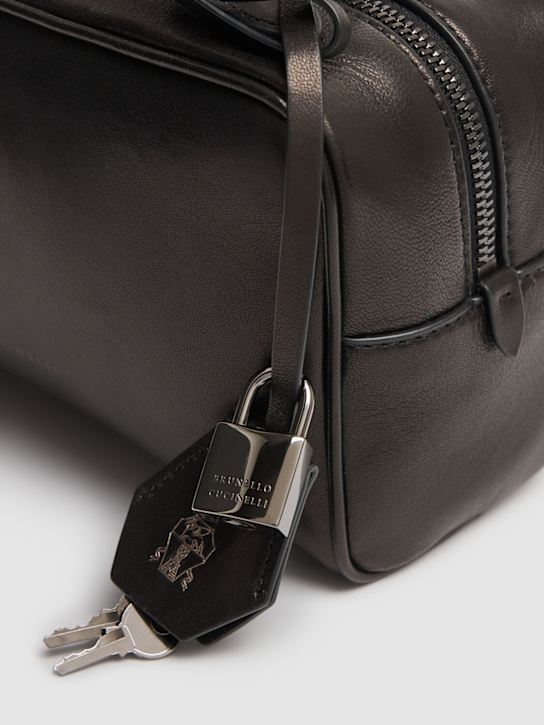 BRUNELLO CUCINELLI LOGO DETAILS HANDBAG 