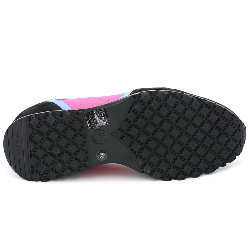 GUCCI TIE-UP COLOR LEISURE SPORTS SHOES