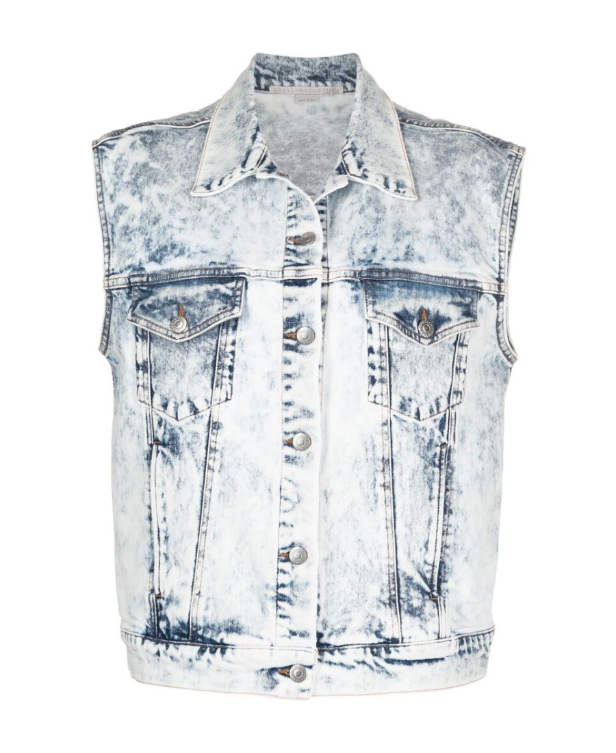 STELLA MCCARTNEY ACID-WASH DENIM JACKET