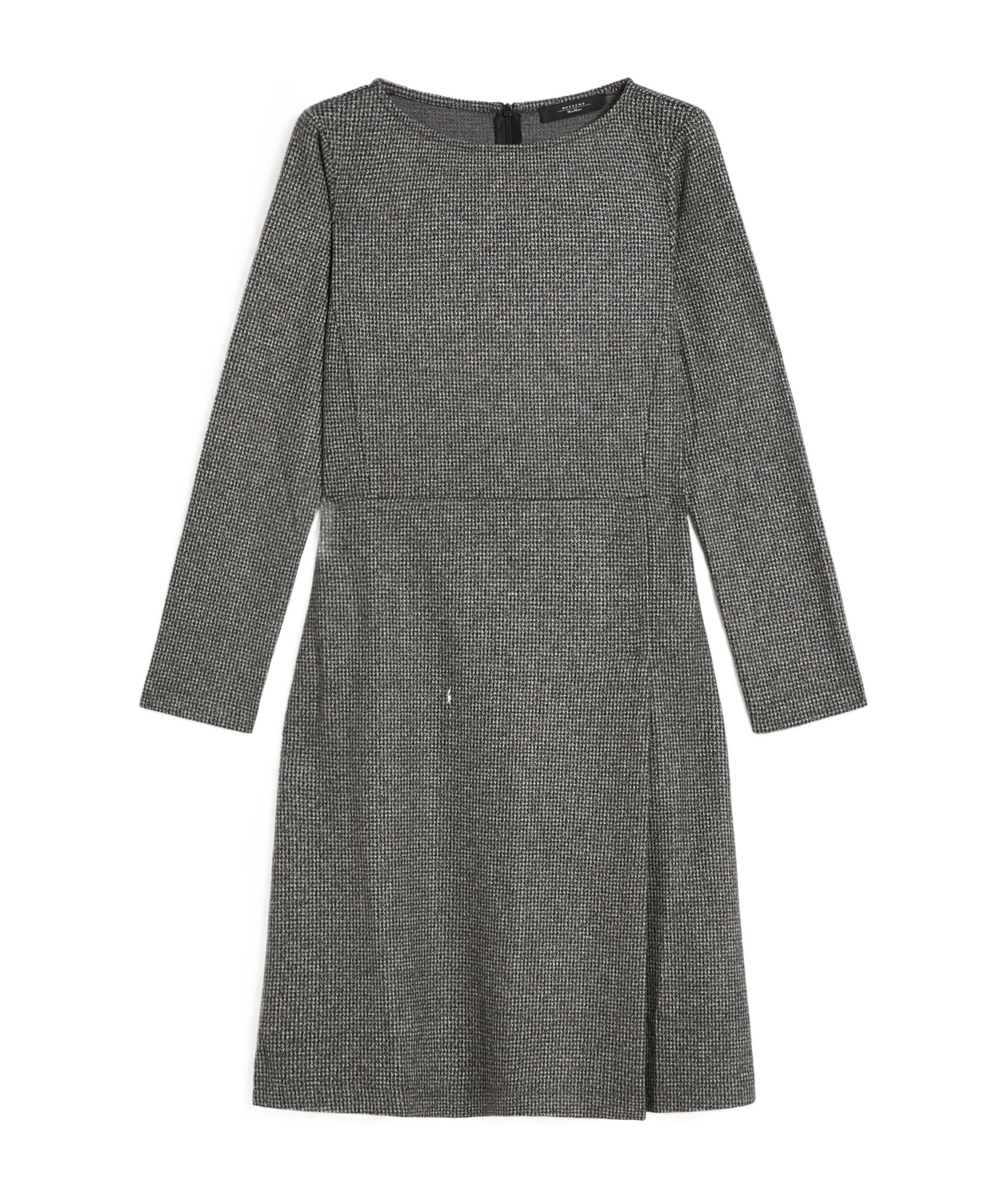Weekend Max Mara Jacquard Knit Dress In Gray