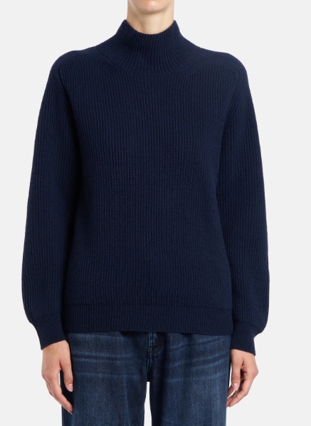 Dondup Turtleneck Sweater In Blue