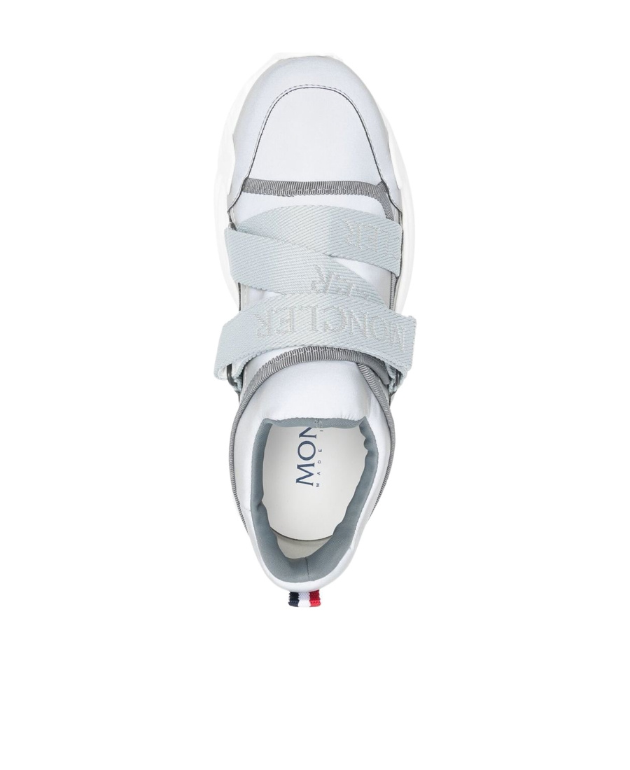 Moncler Down Compassor Low-top Sneakers In White
