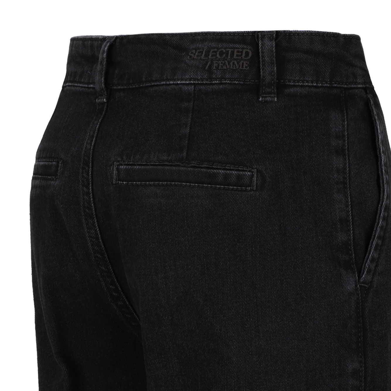 Selected Denim Trousers With Belt Loops