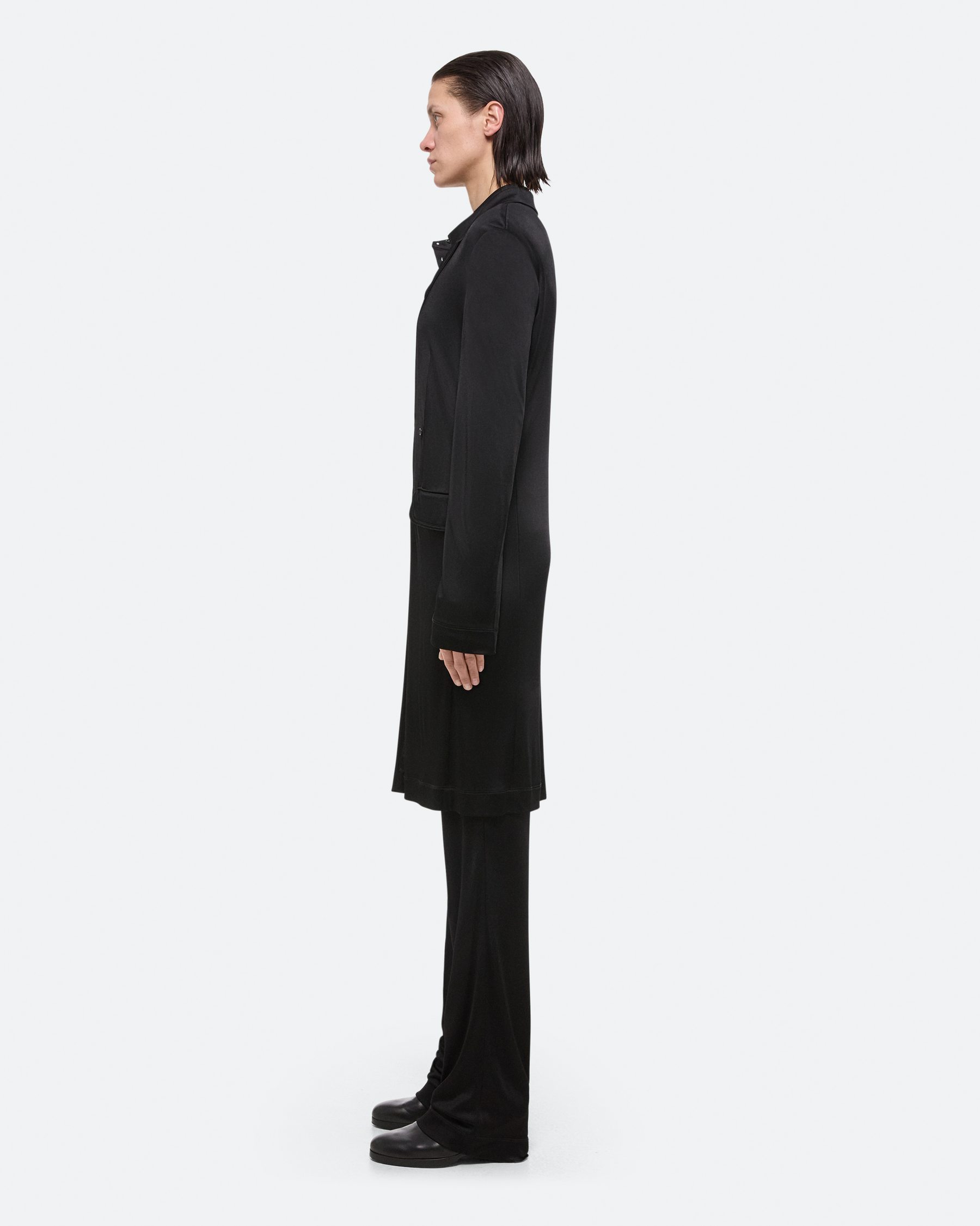 Helmut Lang Long-sleeved Windbreaker In Black