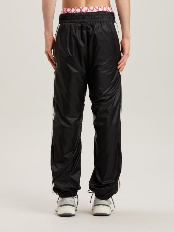 Palm Angels Logo Embroidery Embroidery Track Pants In Black