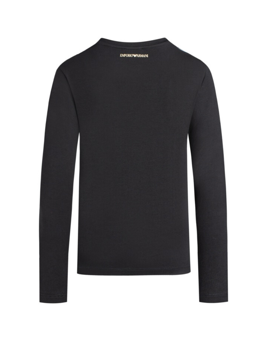 EMPORIO ARMANI T-SHIRT WITH ROUND NECK AND LONG SLEEVES 