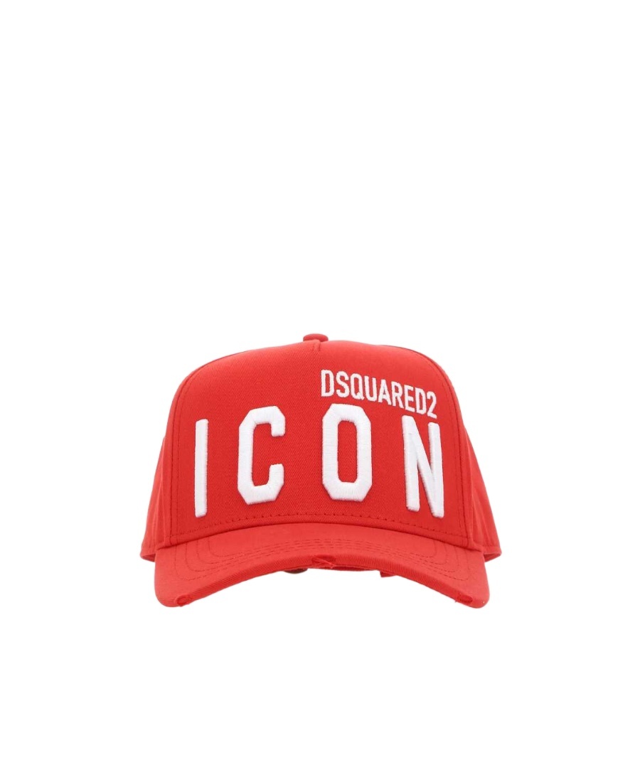 Shop Dsquared2 Icon Logo-detail Cap In Red