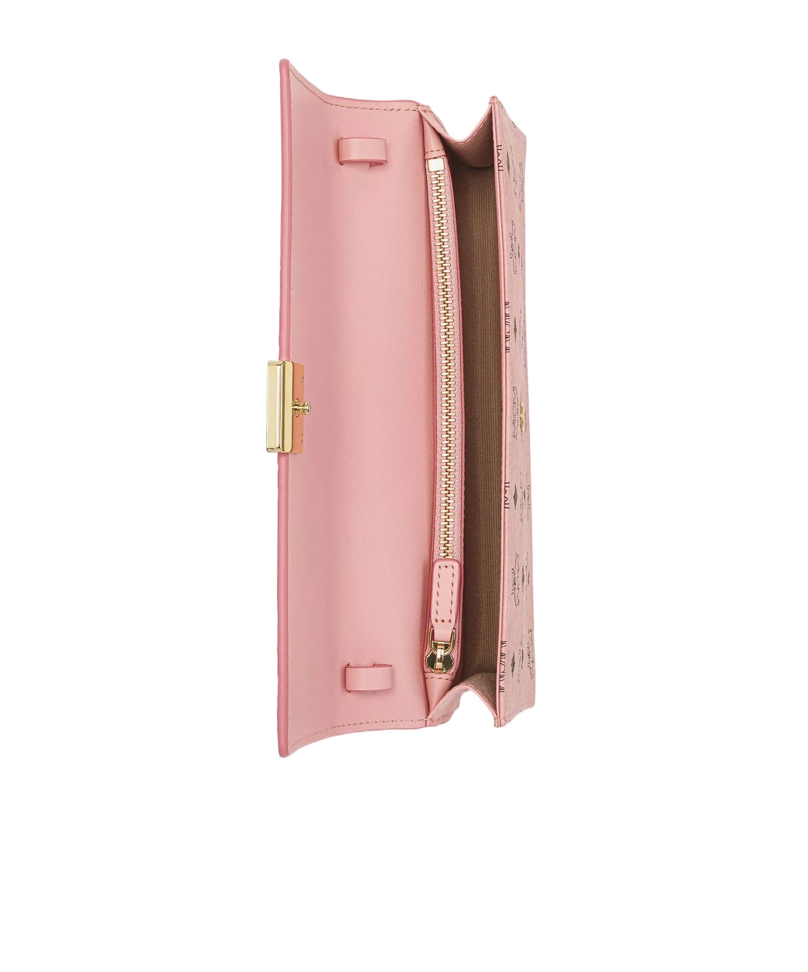 Mcm Aren Crossbody Wallet In Visetos