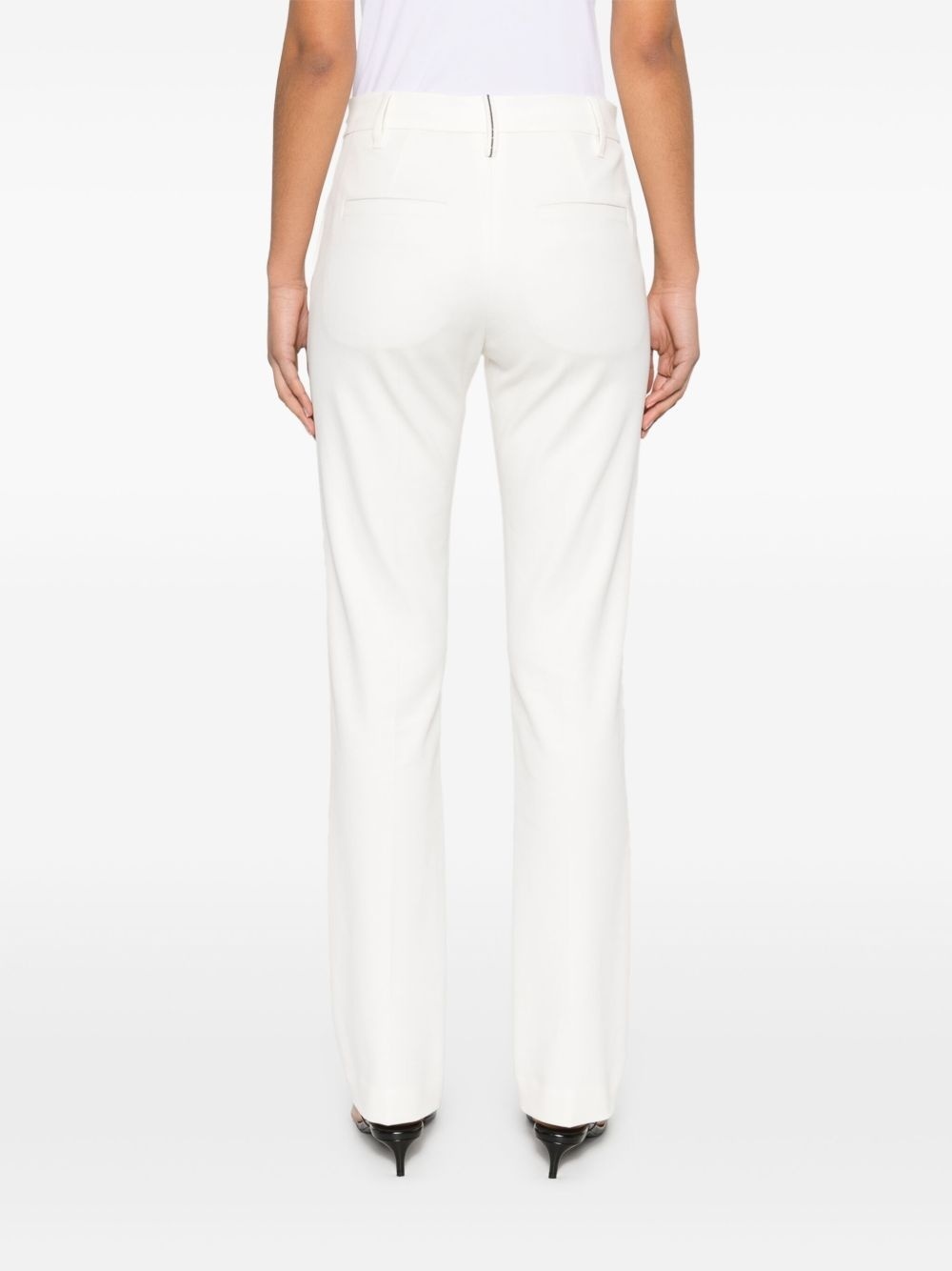 Brunello Cucinelli Twill Trousers In White