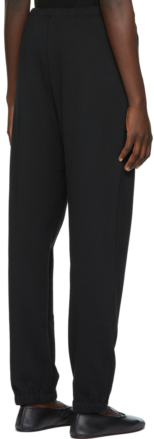 The Row Cotton Casual Pants In Black