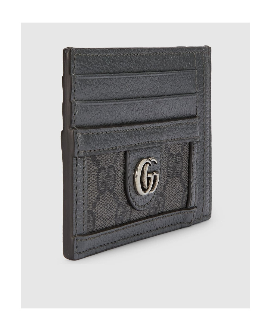 Gucci Compact Fabric Cardholder In Black