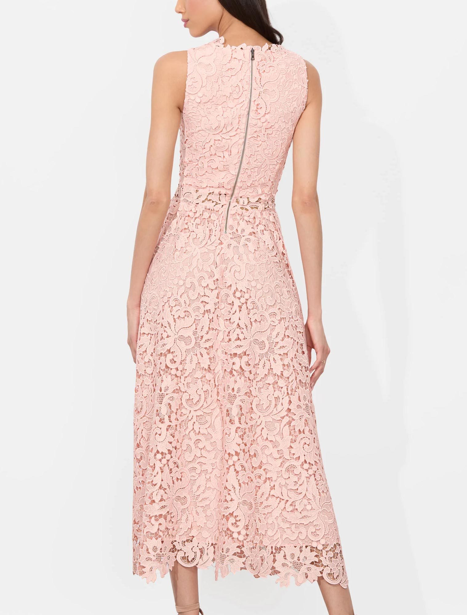 Alice And Olivia Sleeveless Babette Midi Dress