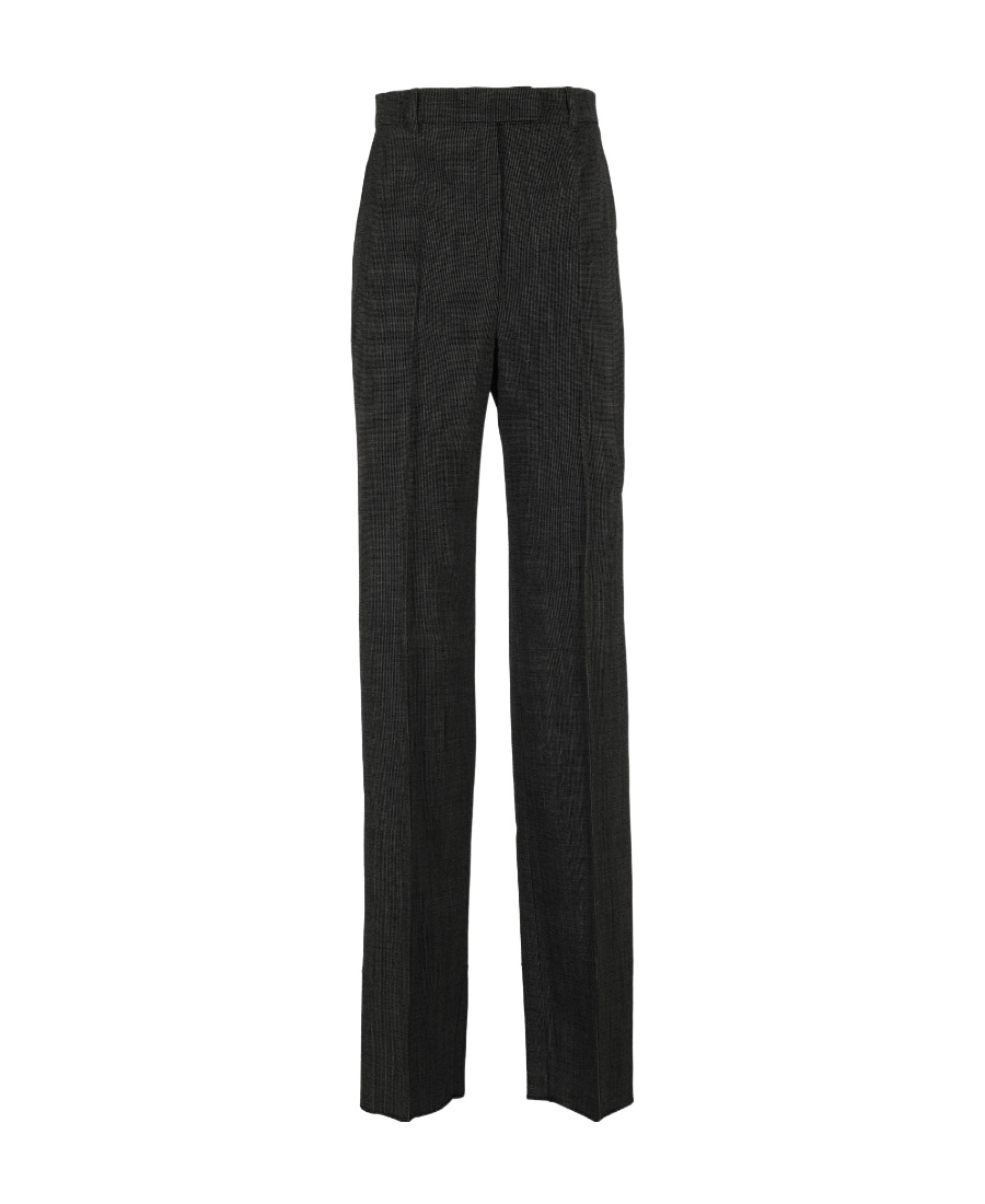 Max Mara Wrinkled Casual Pants In Black